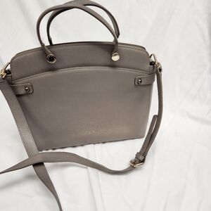 Furla Agata Saffiano Leather Italian Designer Purse Top Handle Crossbody Handbag